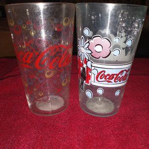 Set of 2 Coca-Cola Plastic Cups